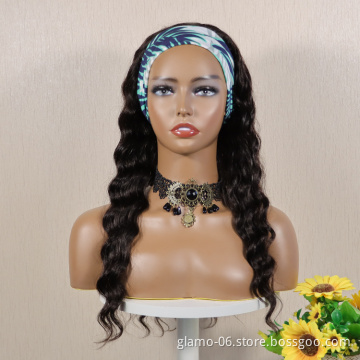100% Remy Natural Raw Loose Deep Density Wave Virgin Brazilian Cuticle Aligned Human Hair Full Lace Front Wig For Women